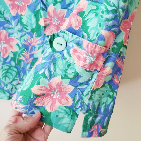 Vintage Tikal Trading Company Floral Cotton Vest - Picture 9 of 12